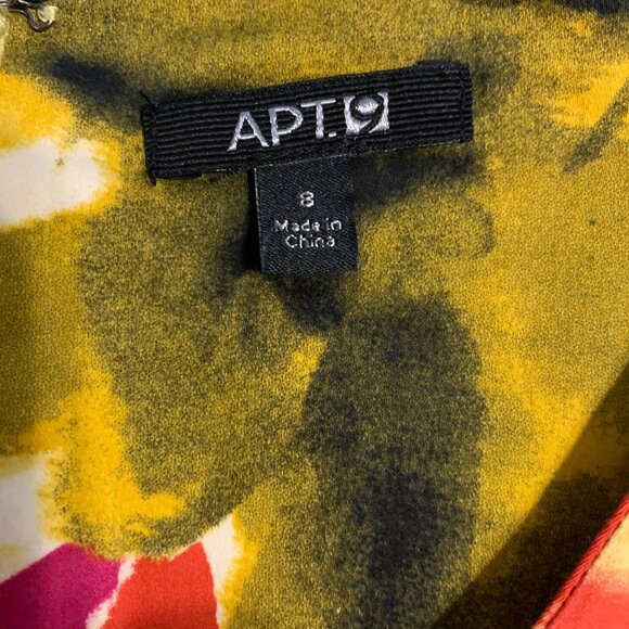 Apt. 9 Women's Multi-Color Dress, Size 8 - Picture 6 of 7